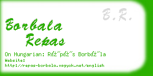borbala repas business card